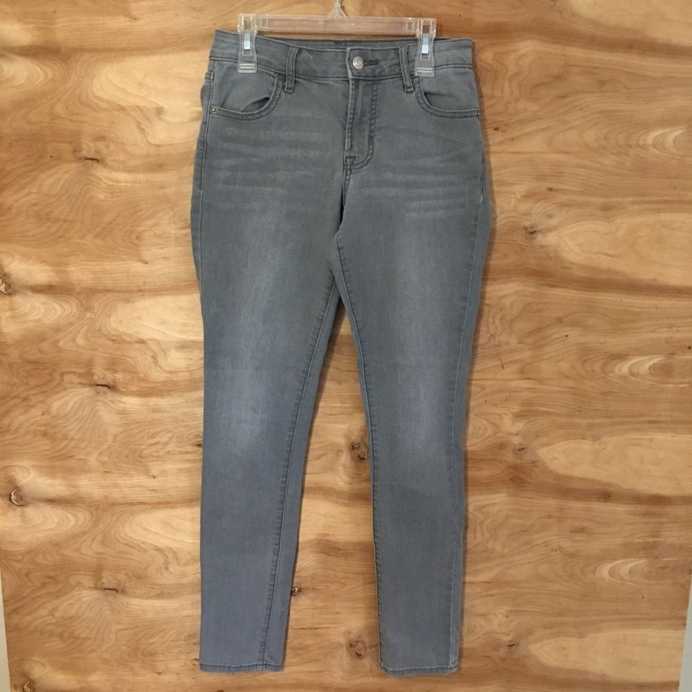 Old navy women's sz 0 super skinny gray jeans